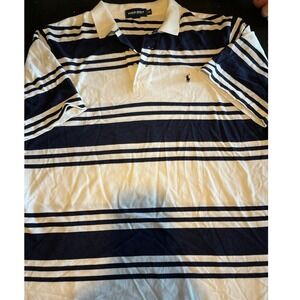 Polo Golf Ralph Lauren XXL Striped Golf‎ Shirt Short Sleeve